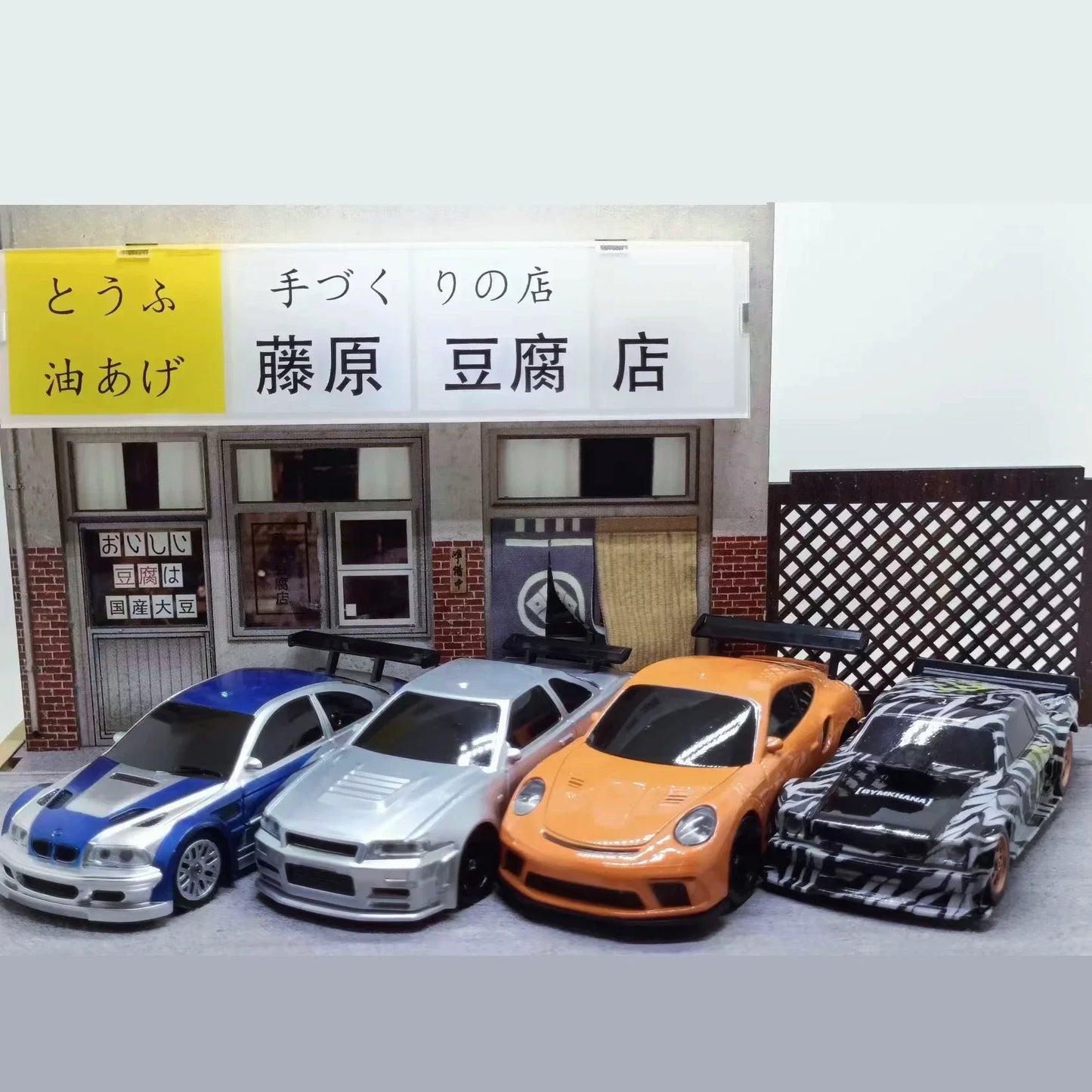 2.4G RC Drift Car 1/43 4WD Remote Control Car High Speed Four Wheel Drive Radio Controlled Mini Racing Car Model Boy Toy Gift 